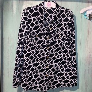 Michael Kors button up shirt size med